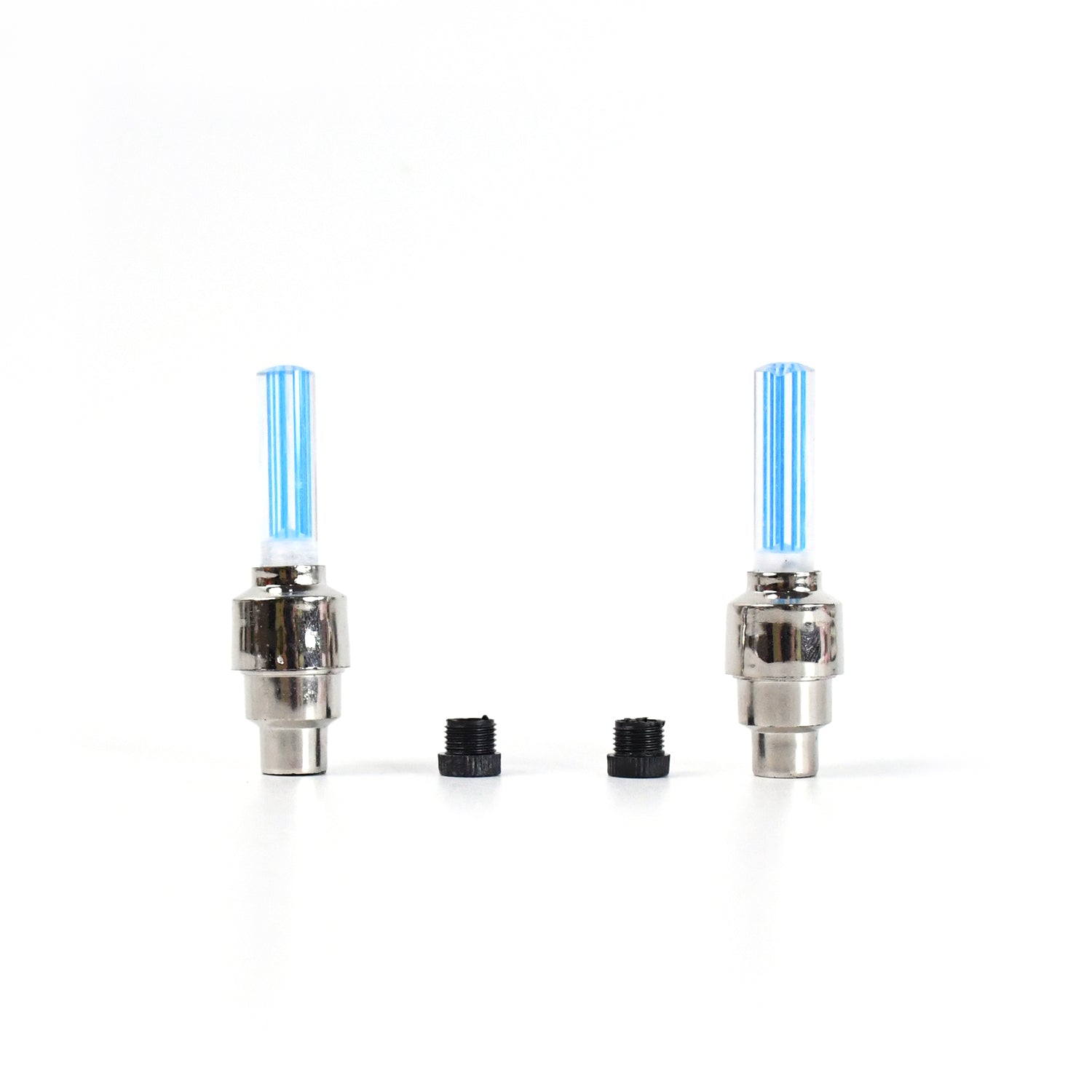 LED Flash Light lamp tyre Wheel Valve Sealing caps (2 Pc / Mix Color) LED Flash Light lamp tyre Wheel Valve Sealing caps (2 Pc / Mix Color)